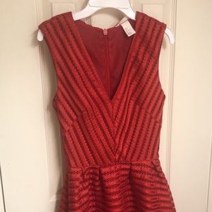 Bright red mini dress - amazing condition H&M